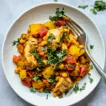 Homemade Slow Cooker Chicken and Chick Pea Tagine photo