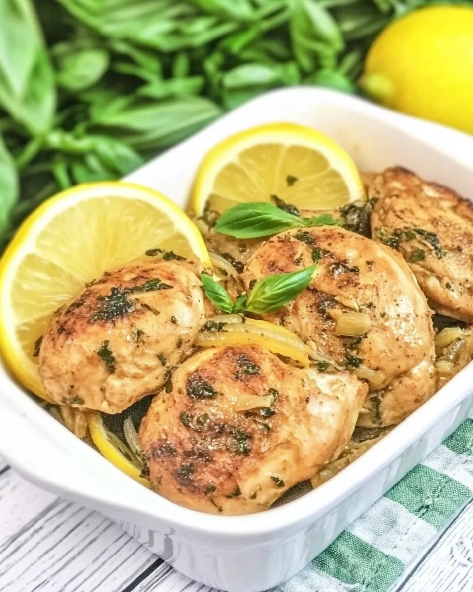 Delicious Slow Cooker Lemon Chicken image