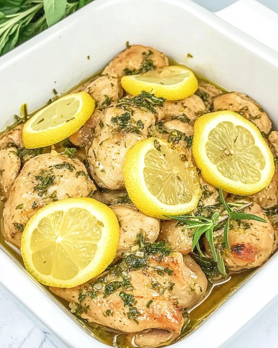 Best Slow Cooker Lemon Chicken dish photo