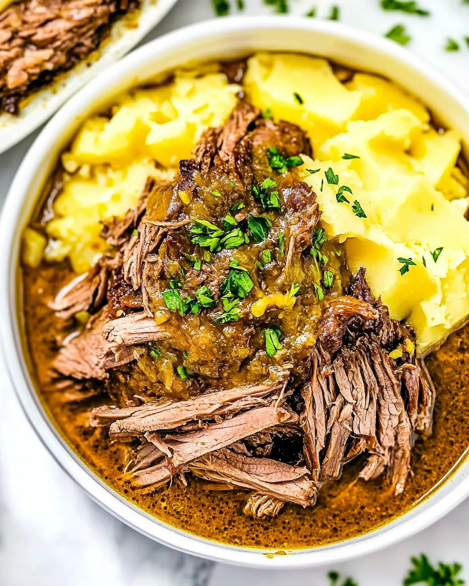 Homemade Slow Cooker Mississippi Pot Roast photo