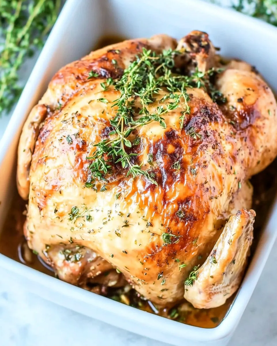 Easy Slow Cooker Rotisserie Chicken recipe photo
