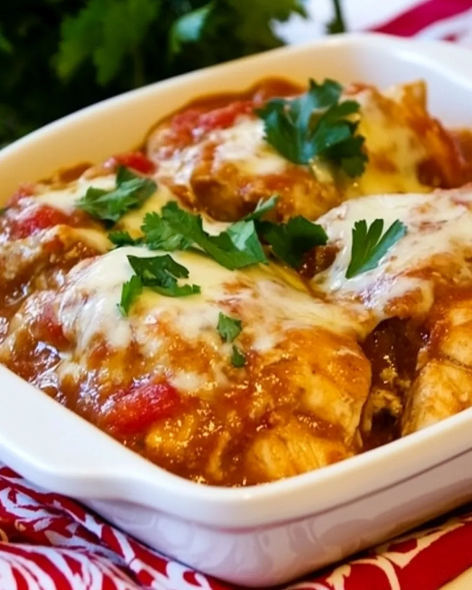 Delicious Slow Cooker Salsa Chicken image