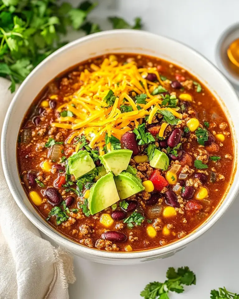 Homemade Slow Cooker Taco Soup photo