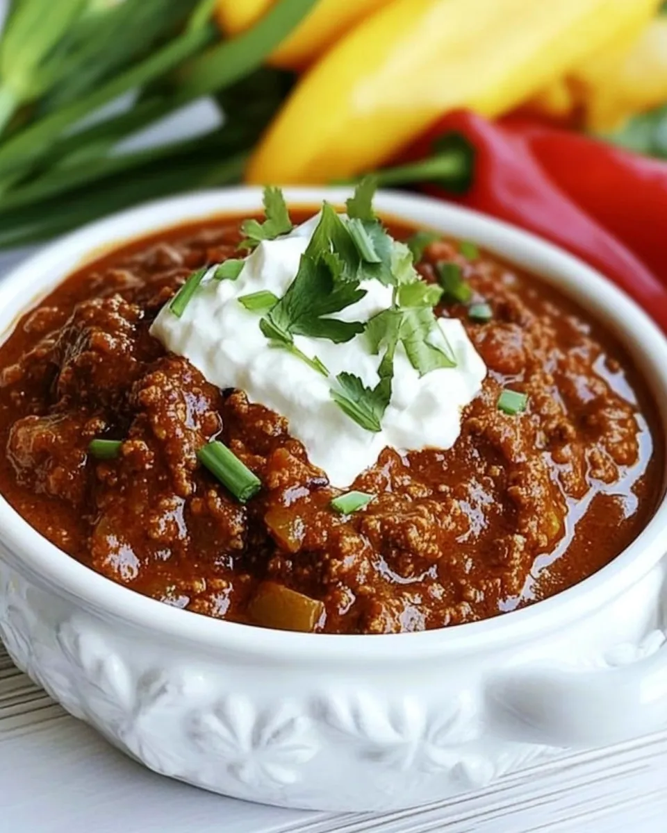 Easy Slow Cooker Texas Chili recipe photo