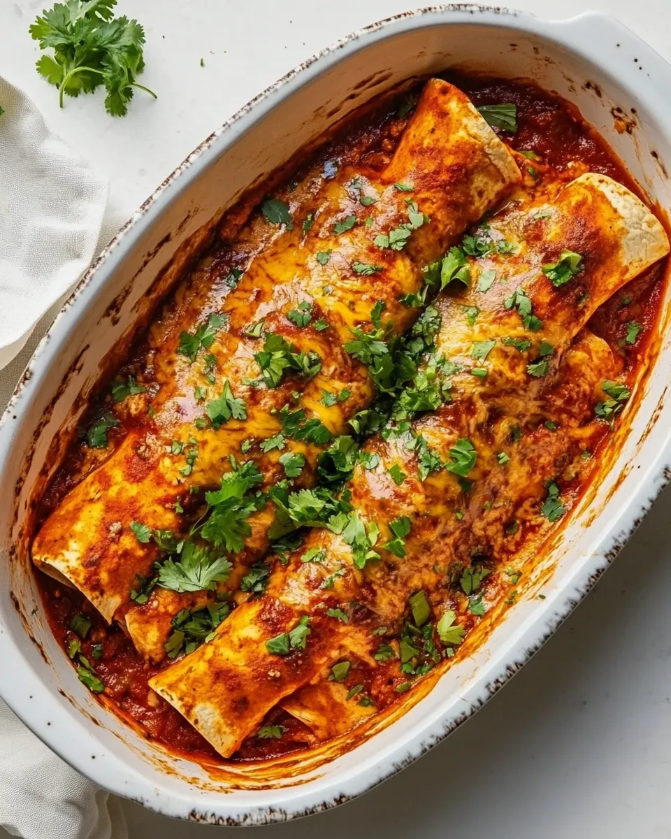 Delicious Slow Cooker Vegetarian Enchiladas dish photo
