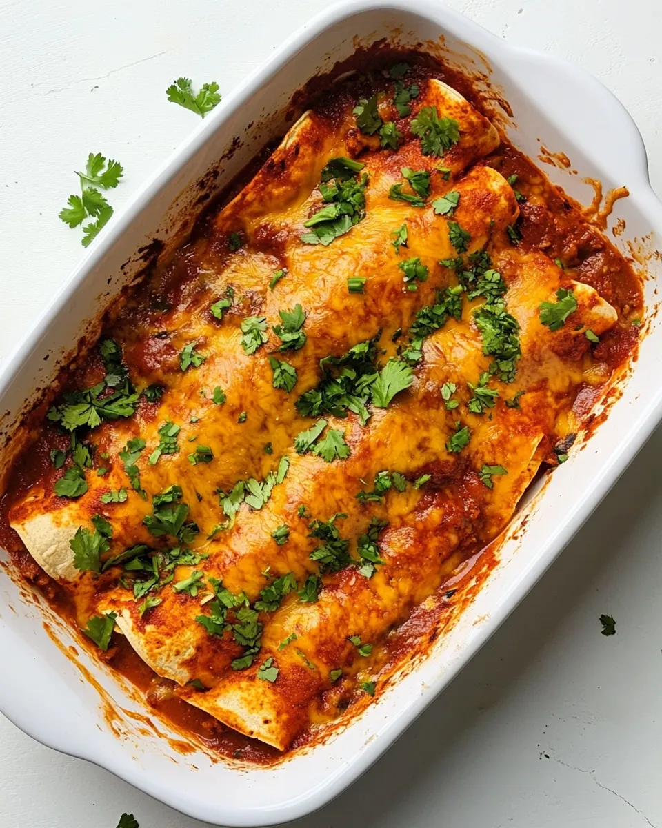 Classic Slow Cooker Vegetarian Enchiladas image