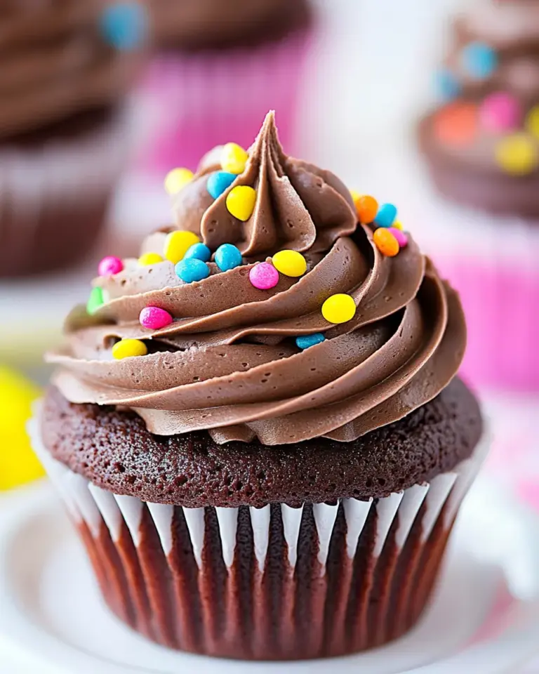 Easy Small-batch Chocolate Cupcakes with Chocolate Buttercream photo