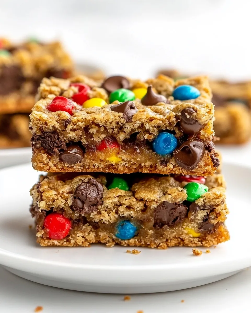 Delicious Small-batch Monster Cookie Bars image