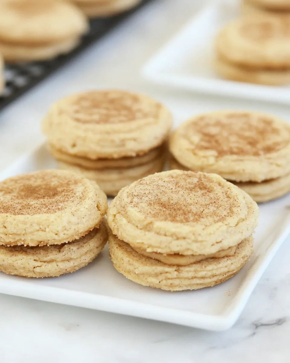 Classic Snickerdoodle Biscoff Sandwich Cookies image
