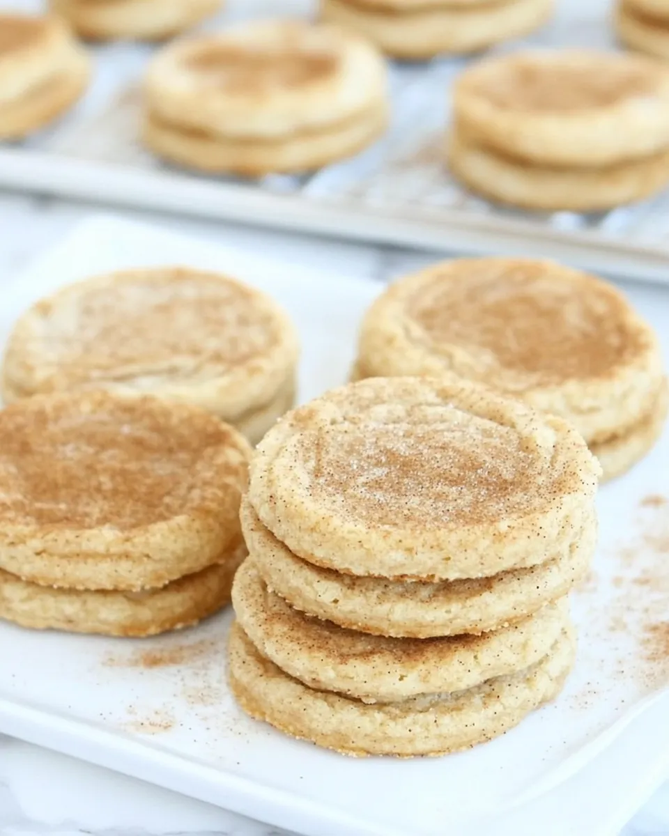 Delicious Snickerdoodle Biscoff Sandwich Cookies shot