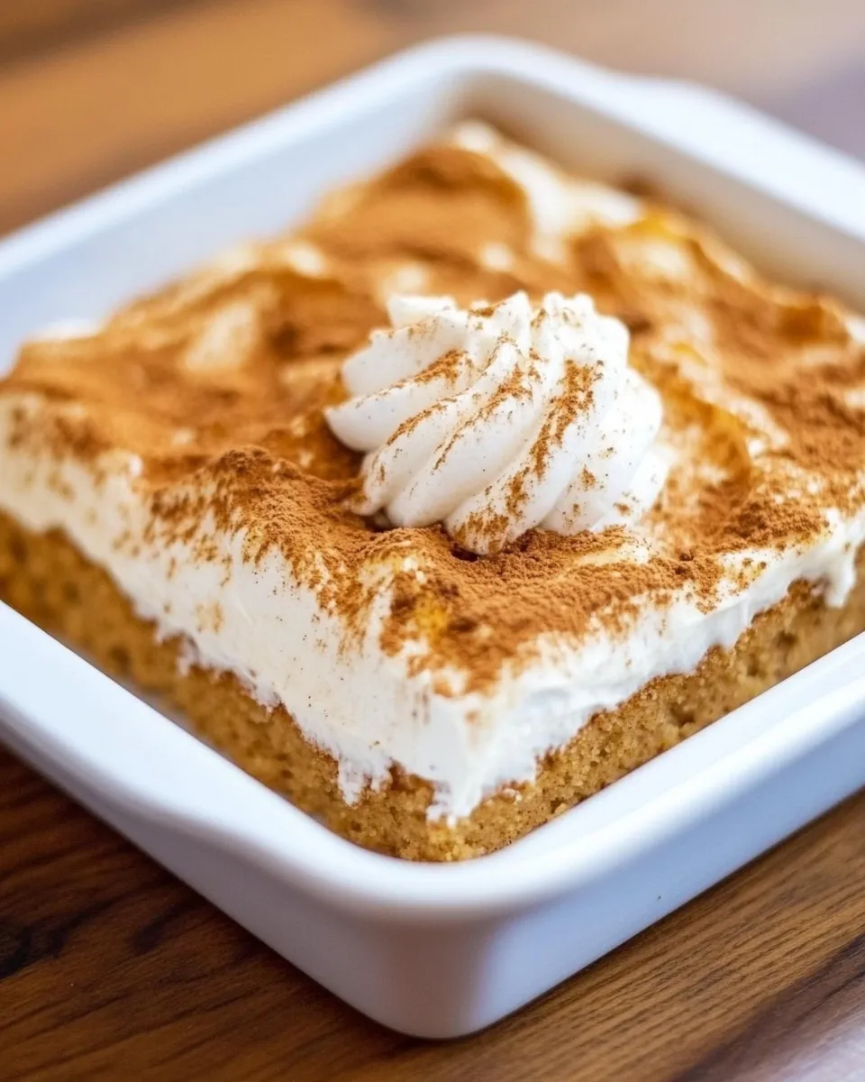 Homemade Snickerdoodle Poke Cake photo