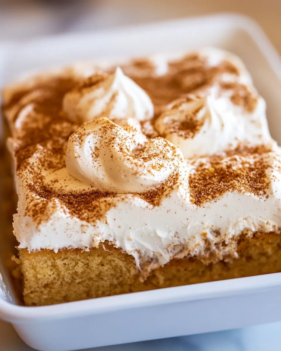 Classic Snickerdoodle Poke Cake image