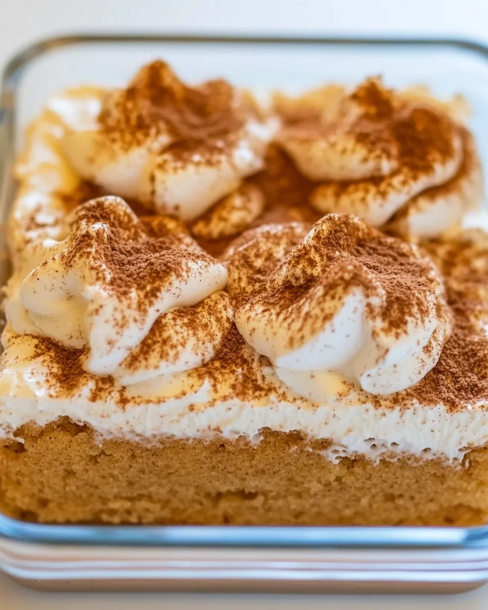 Easy Snickerdoodle Poke Cake recipe photo