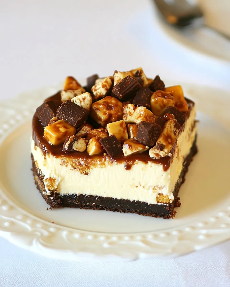 Delicious Snickers Cheesecake and Vlog recipe photo