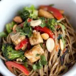 Easy Soba Noodle Stir-Fry with Spicy Almond Butter Sauce photo