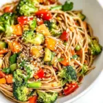 Easy Soba Noodle Veggie Stir Fry photo