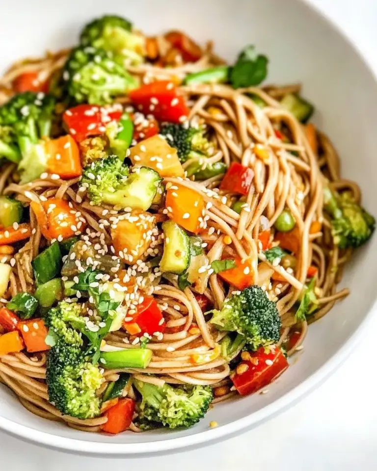 Easy Soba Noodle Veggie Stir Fry photo