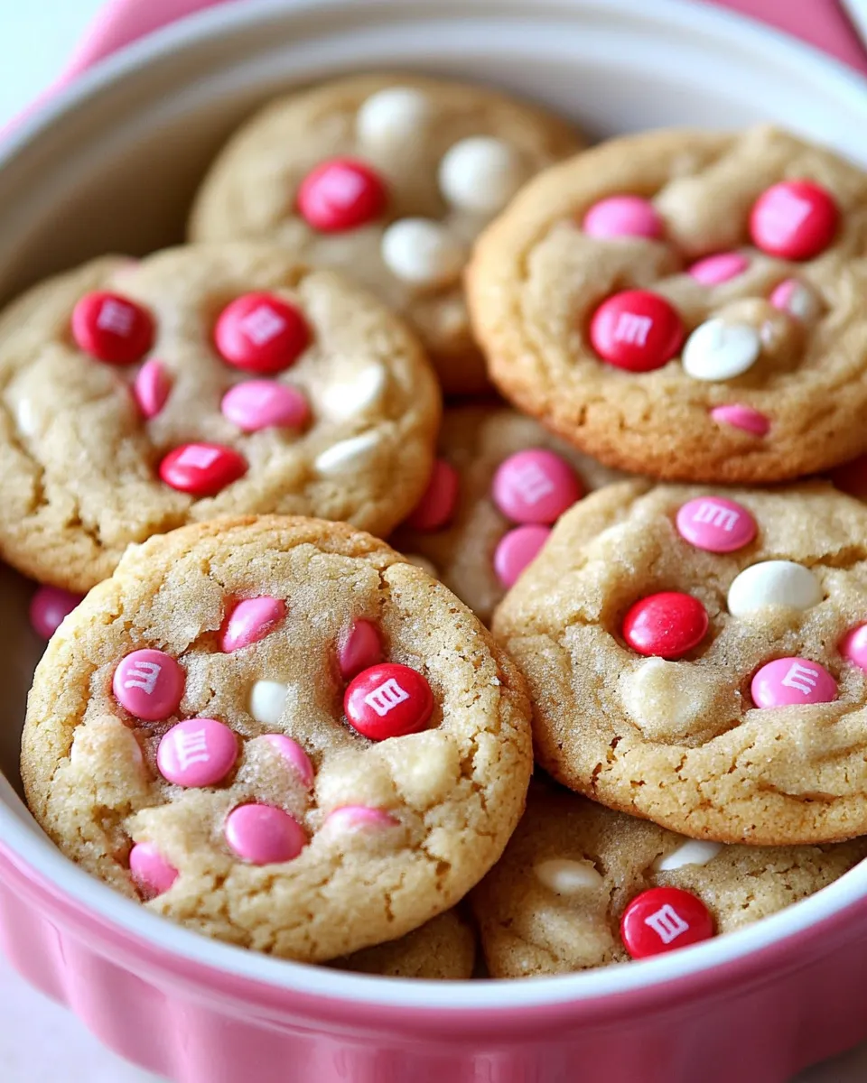 Easy Soft M&M Cookies Recipe shot