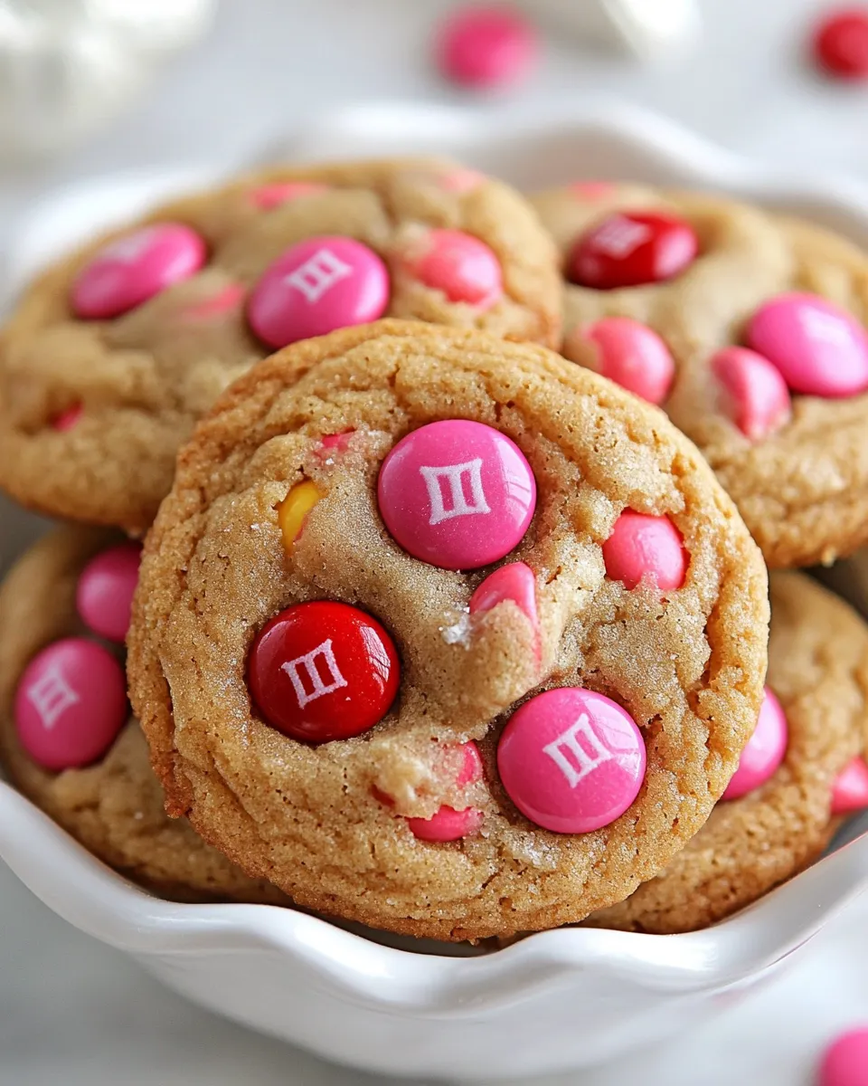 Delicious Soft M&M Cookies Recipe plate image