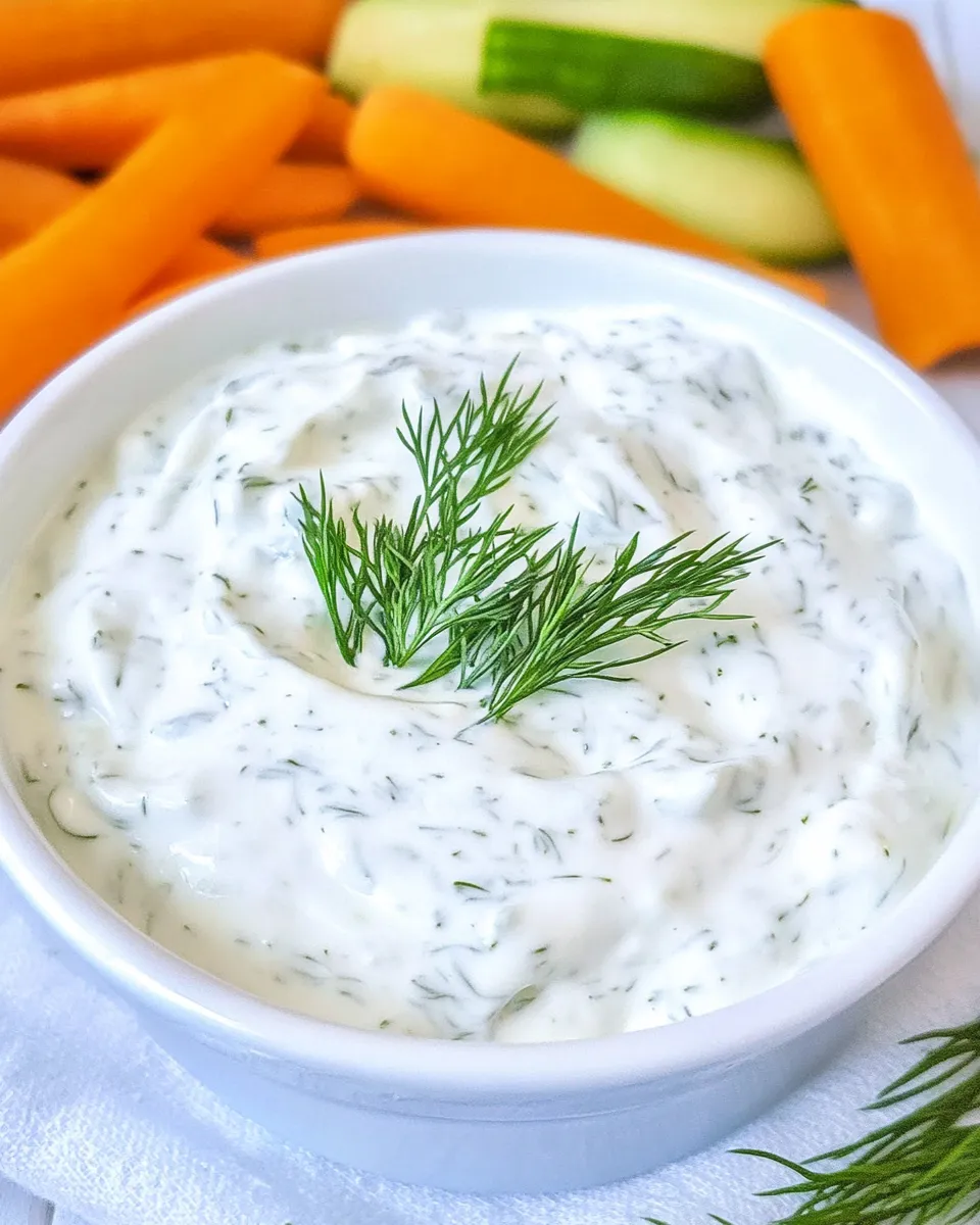 Homemade Sour Cream & Fresh Dill Dip photo