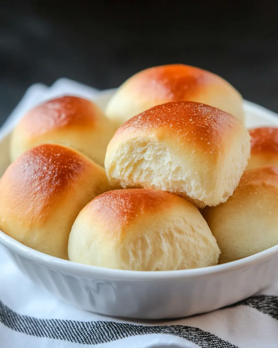Easy Sourdough Dinner Rolls recipe photo