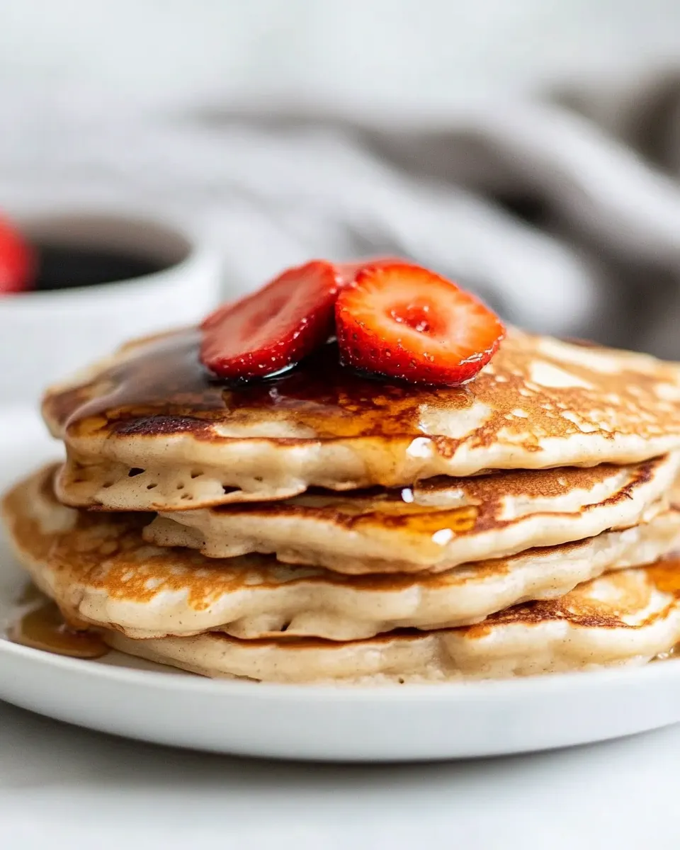 Easy Sourdough Pancakes That are Fluffy and Delicious! food shot