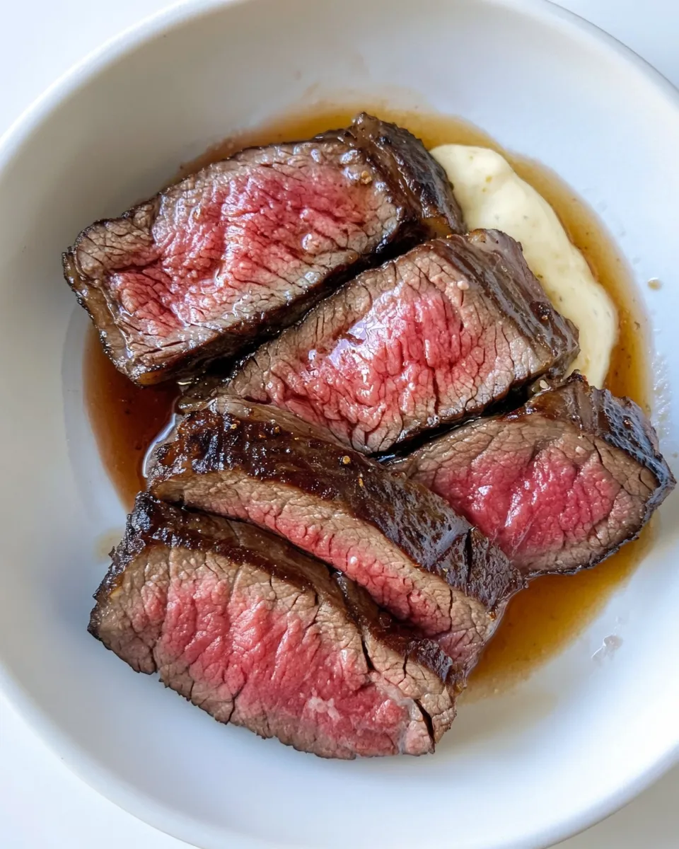 Delicious Sous Vide Boneless Ribeye Steak With Mayo Sear shot