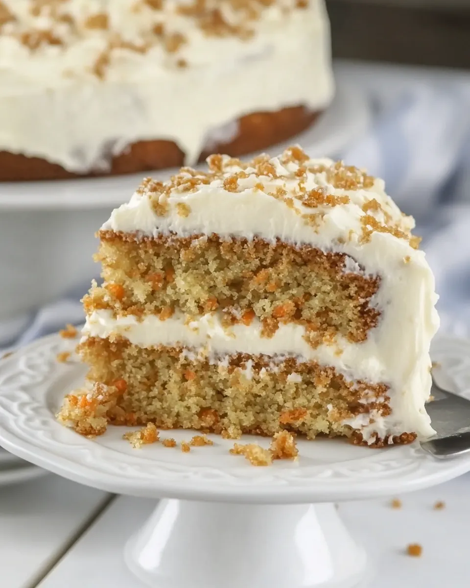 Easy Southern Carrot Cake with Cream Cheese Icing recipe photo