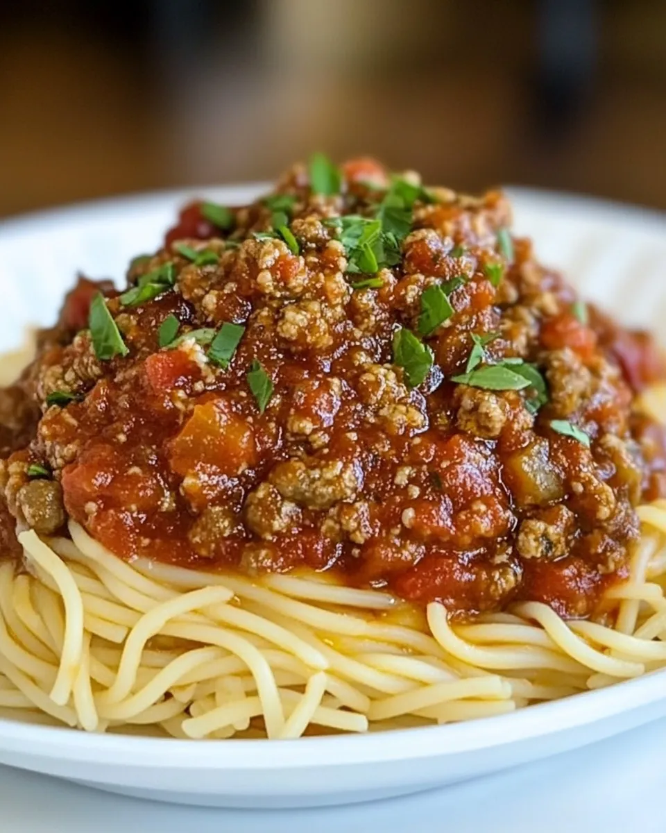 Easy Southern Spaghetti Sauce recipe photo