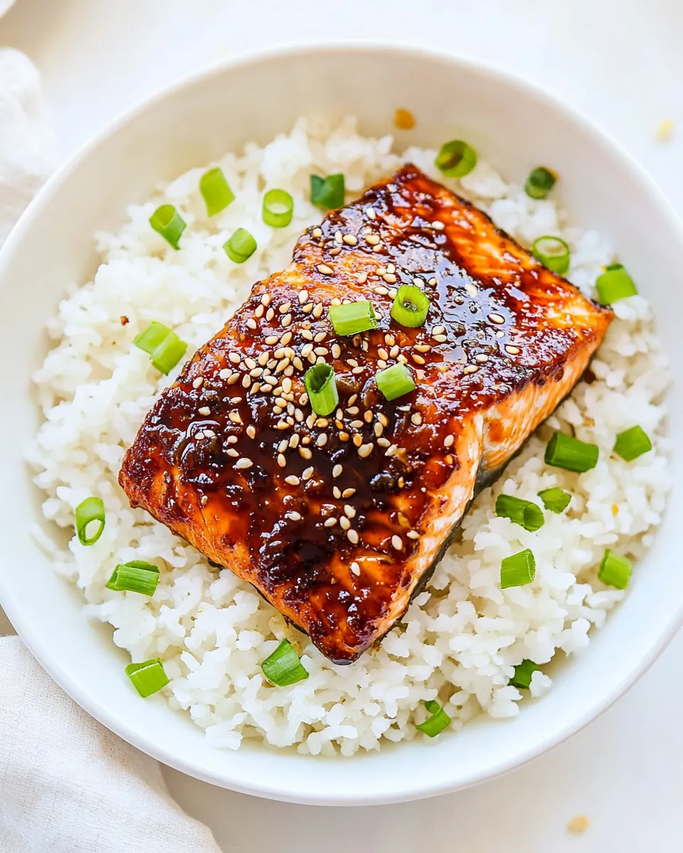 Savory Soy Ginger Salmon dish photo