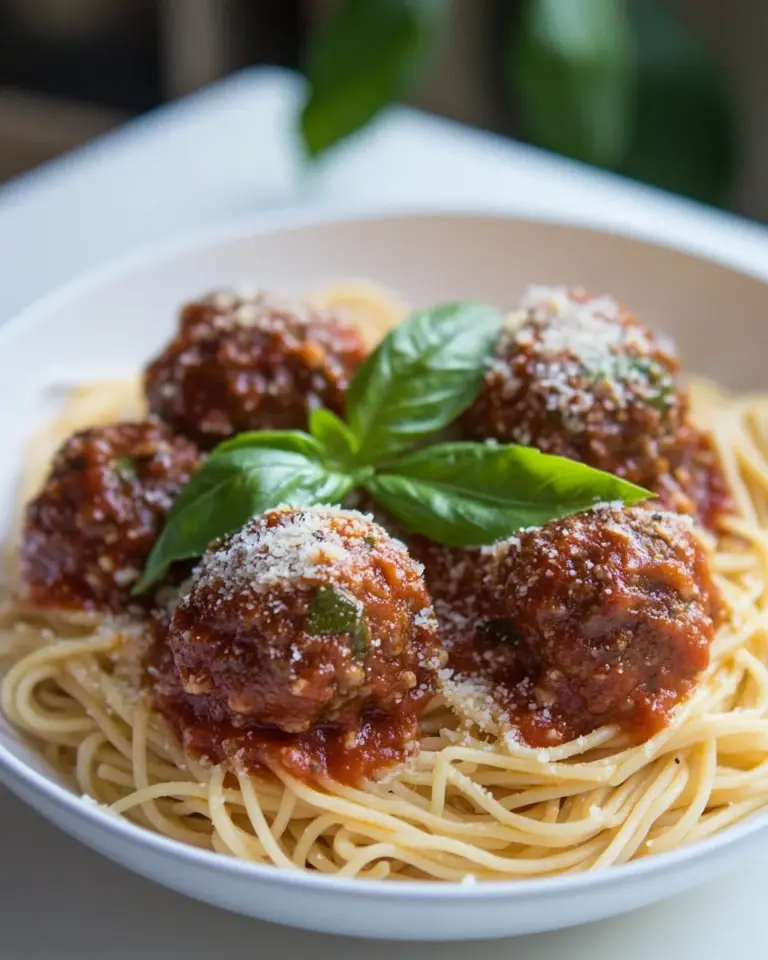 Homemade Spaghetti and Meatballs Recipe photo