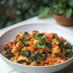 Homemade Spanish Cauliflower Rice with Kale photo