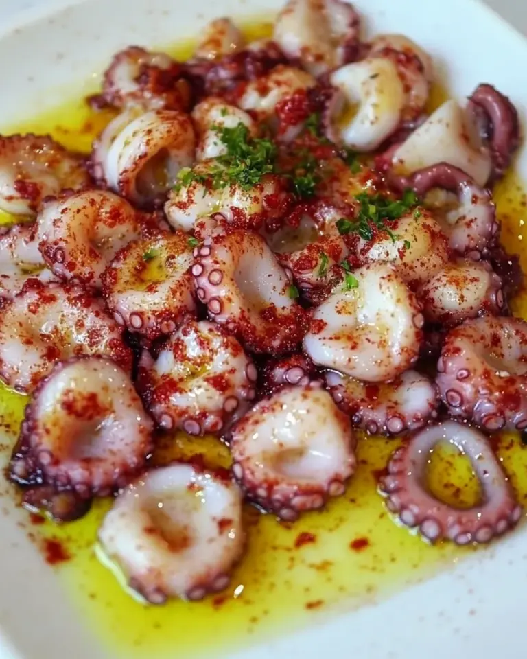 Homemade Spanish (Galician) Octopus: Pulpo ala Gallega photo