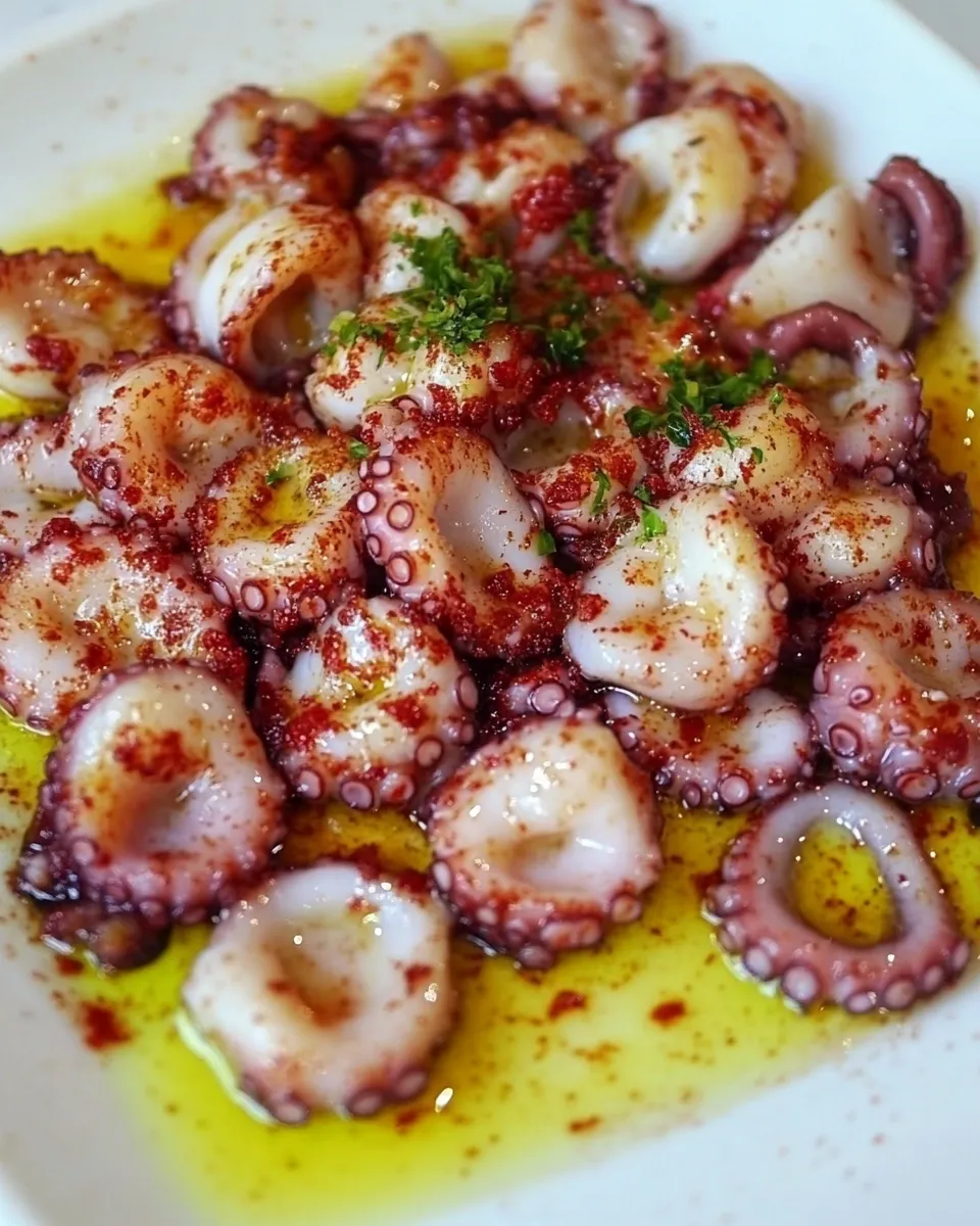 Homemade Spanish (Galician) Octopus: Pulpo ala Gallega photo