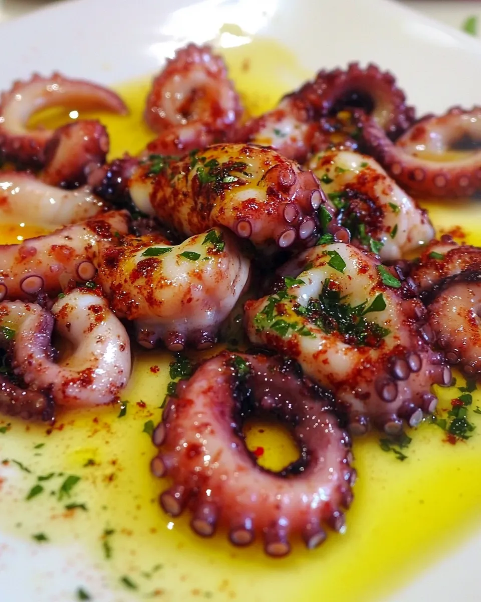 Classic Spanish (Galician) Octopus: Pulpo ala Gallega image