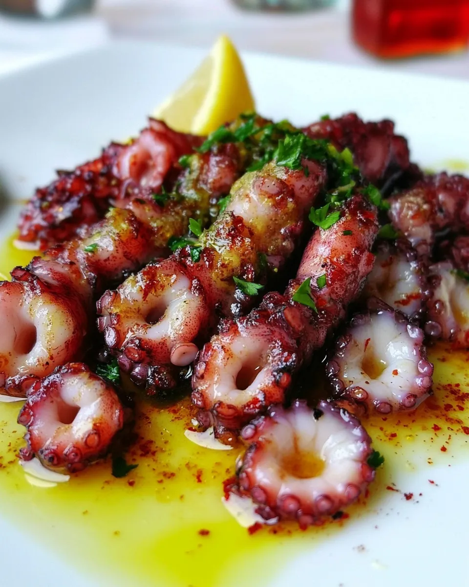 Delicious Spanish (Galician) Octopus: Pulpo ala Gallega recipe photo