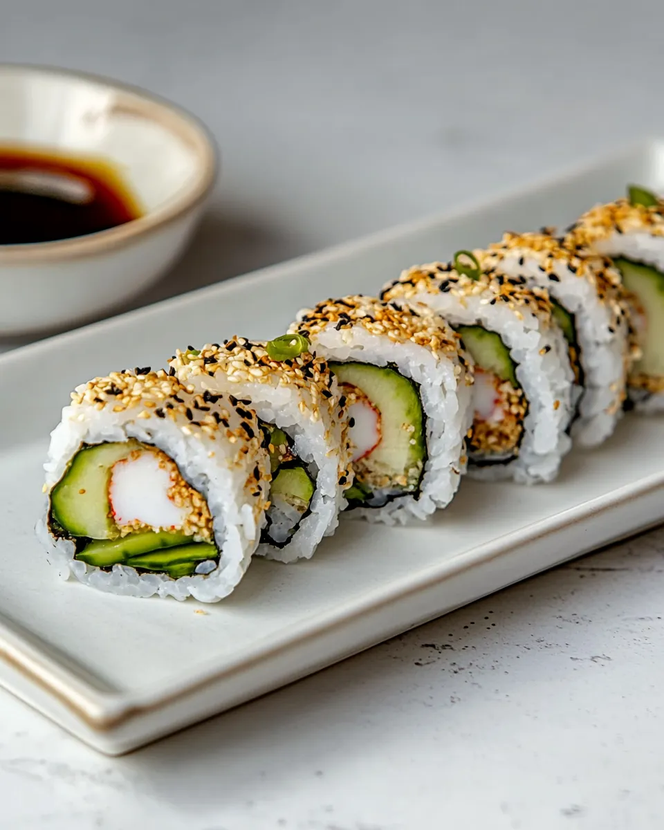 Homemade Spicy California Roll photo