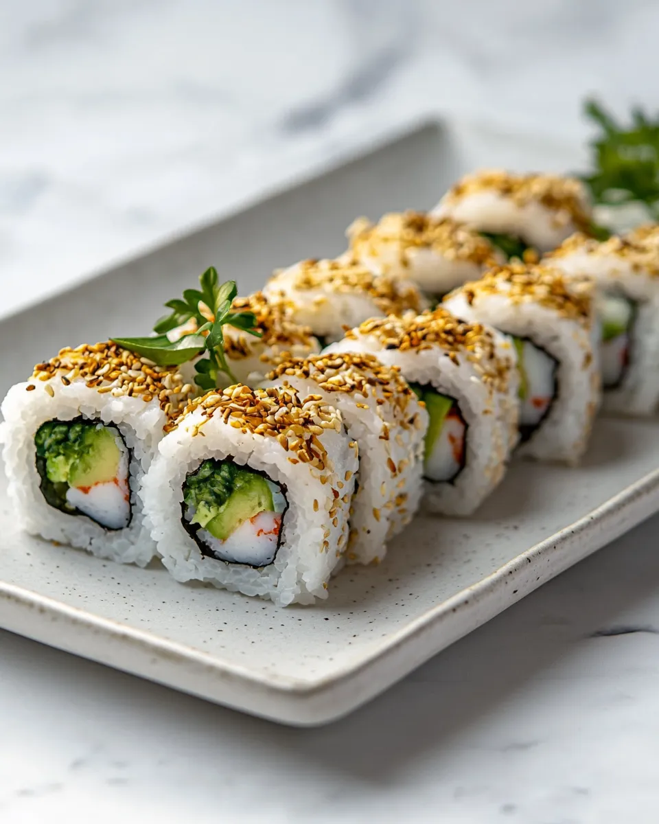 Delicious Spicy California Roll image