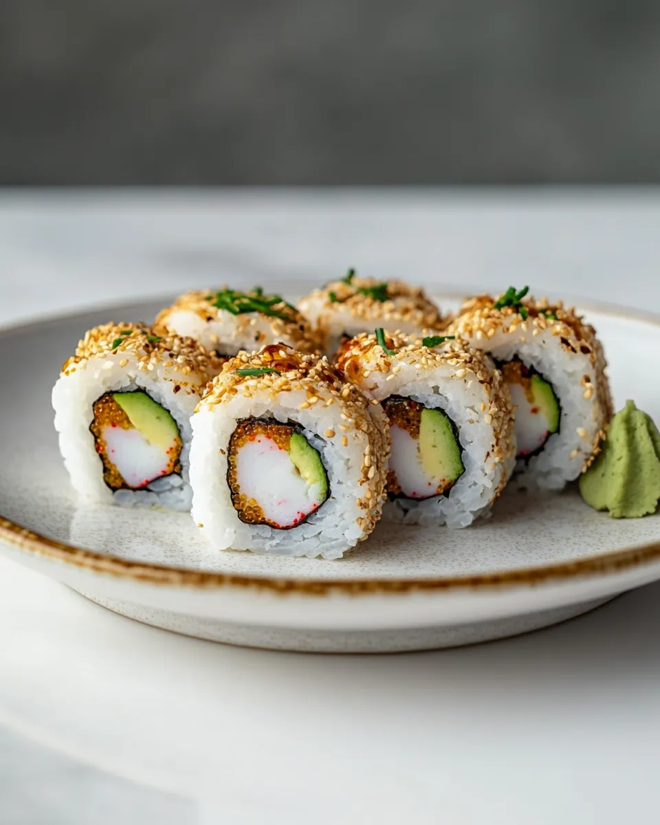 Best Spicy California Roll shot
