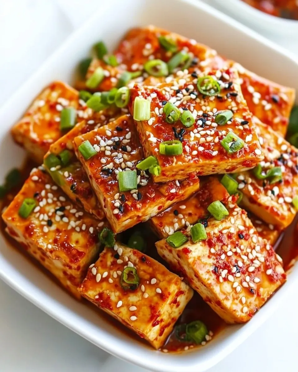 Quick Spicy Korean Tofu recipe photo