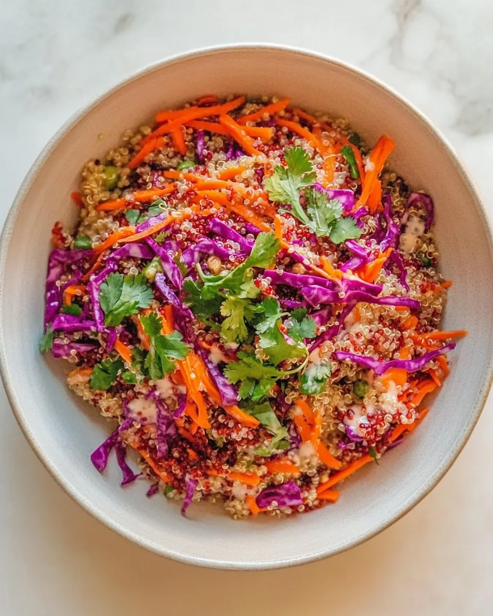 Homemade Spicy Peanut Quinoa Salad photo
