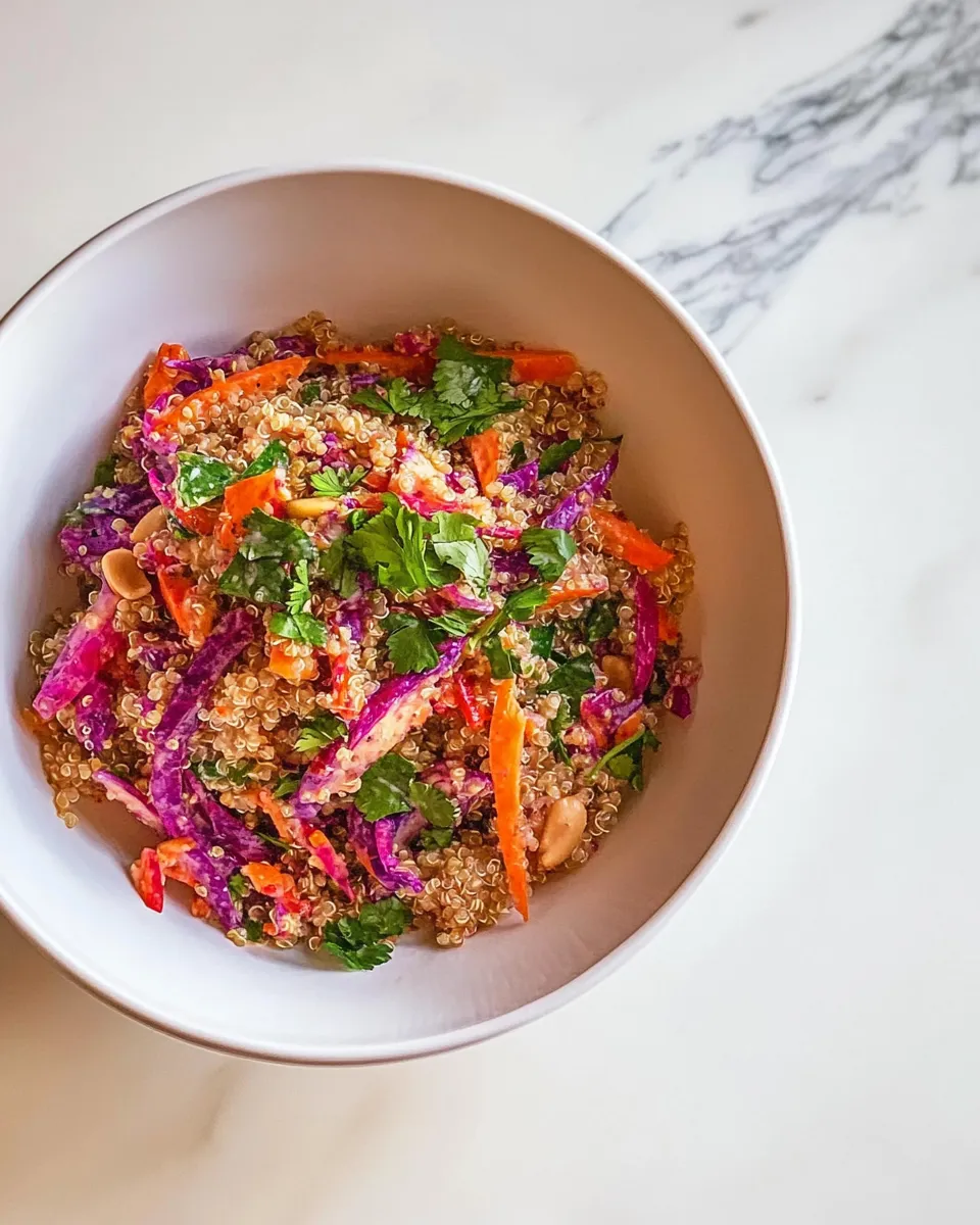 Classic Spicy Peanut Quinoa Salad image