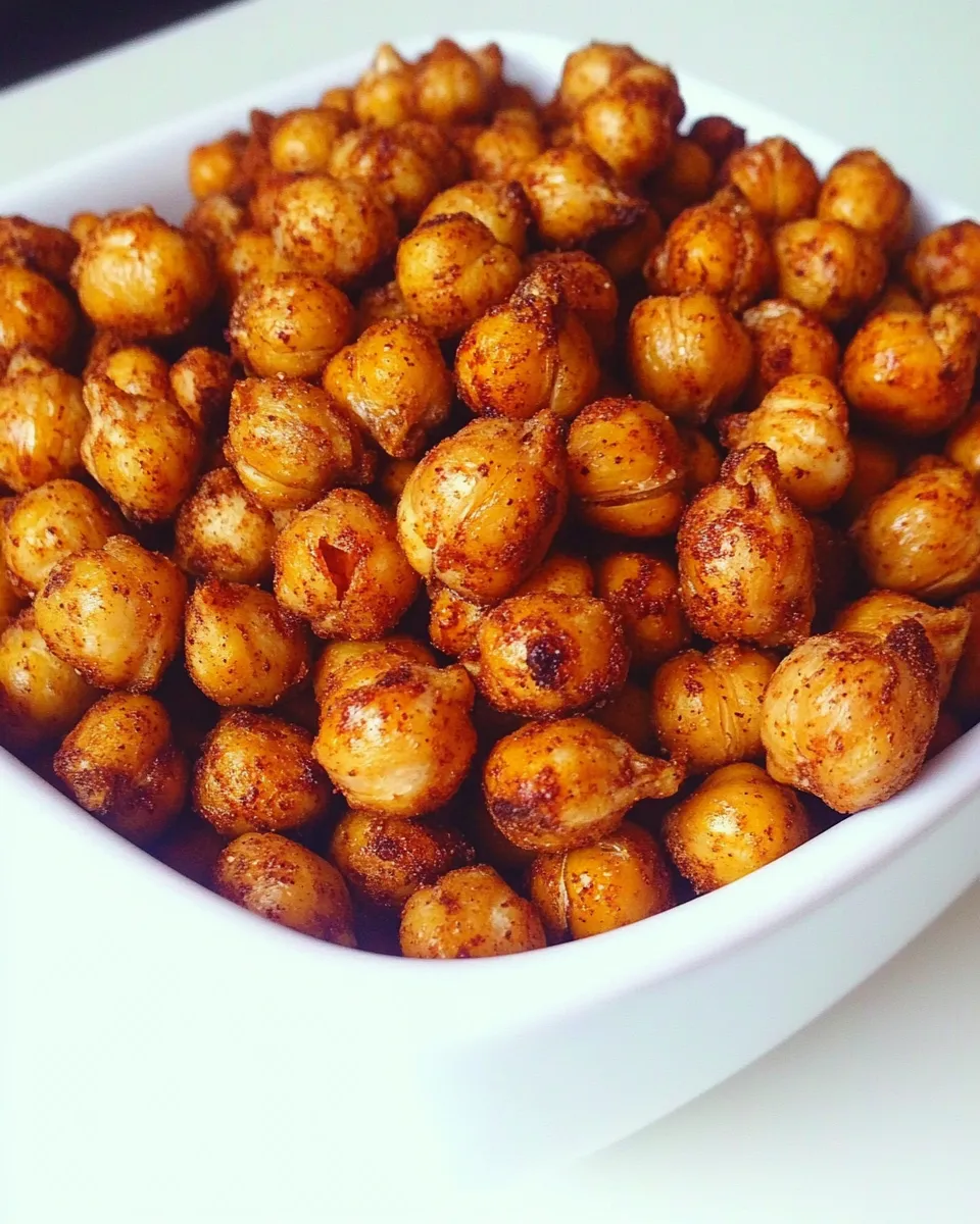 Homemade Spicy Roasted Chickpeas photo