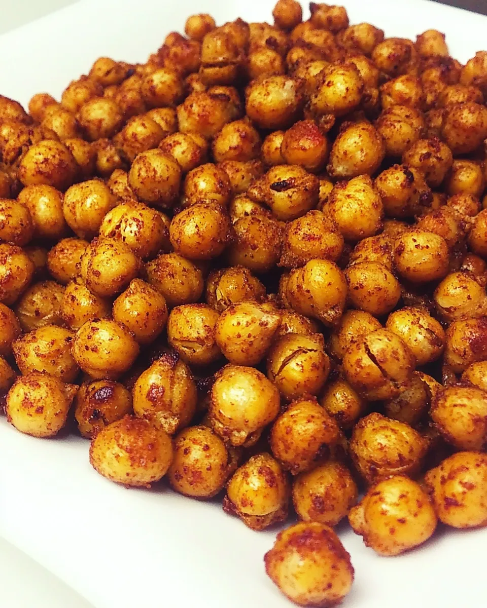 Delicious Spicy Roasted Chickpeas image