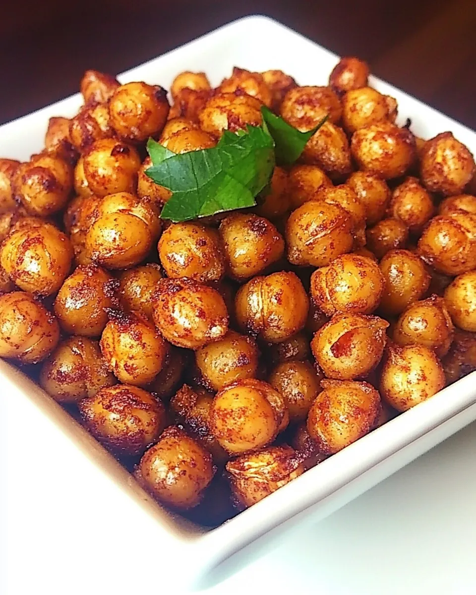 Tasty Spicy Roasted Chickpeas recipe photo