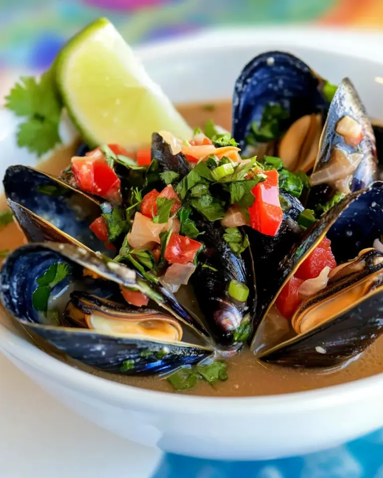 Homemade Spicy Steamed Mussels in Miso Broth photo