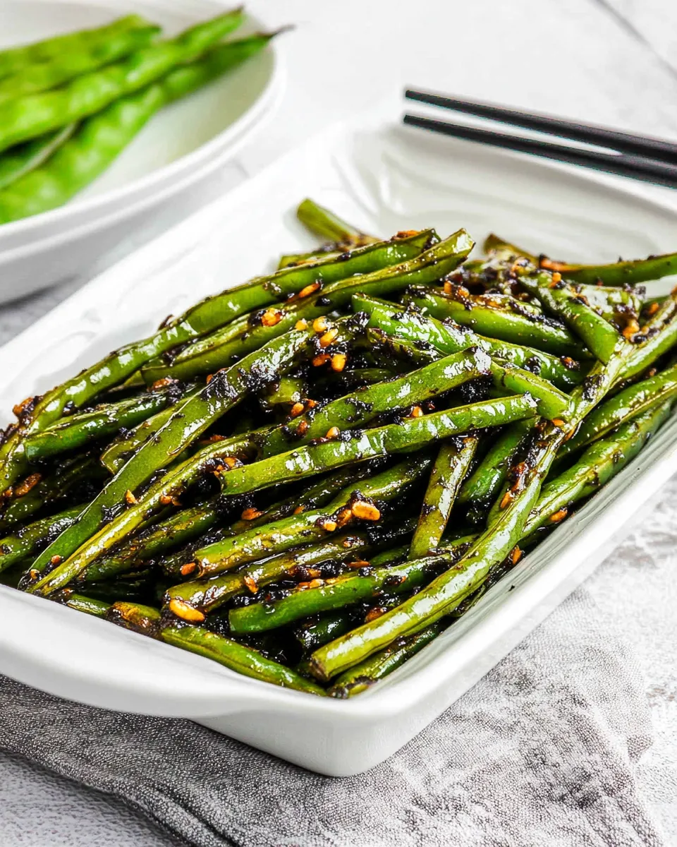 Easy Spicy Szechuan Green Beans recipe photo