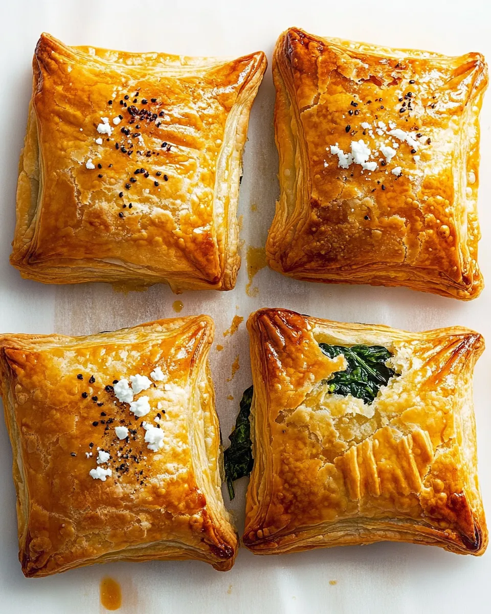 Classic Spinach Feta Pastries image