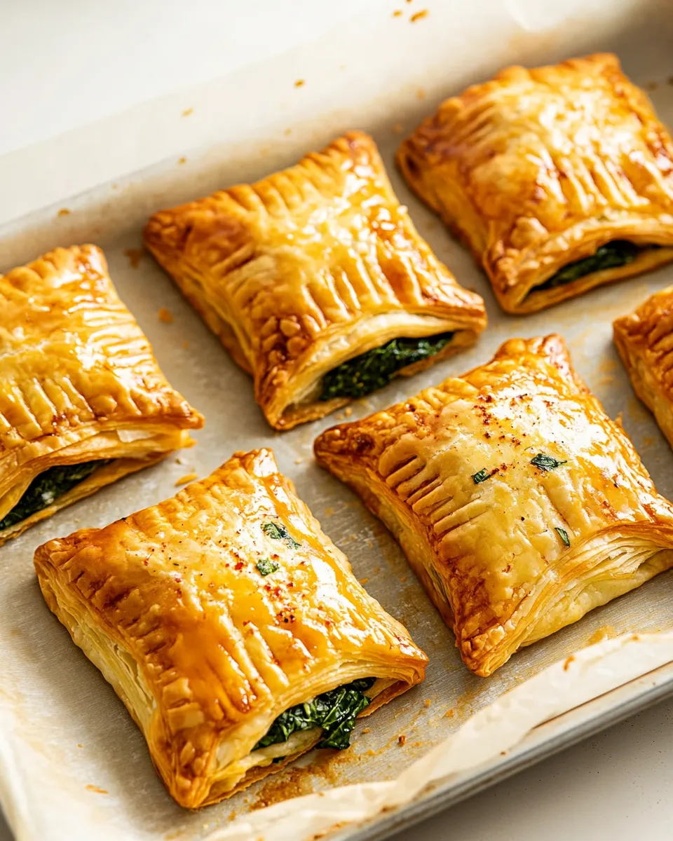 Delicious Spinach Feta Pastries shot