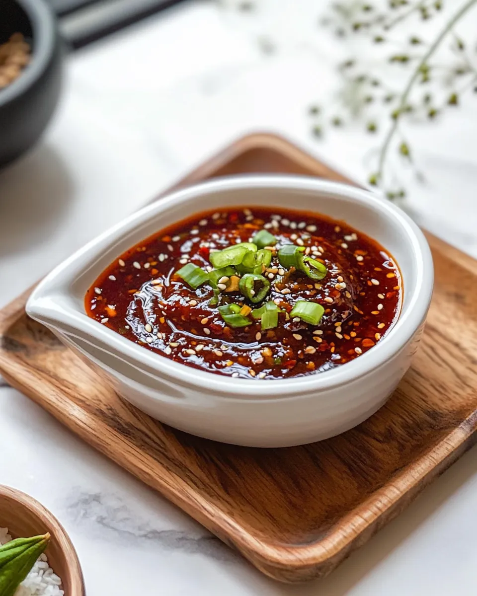 Delicious Ssamjang Sauce food shot